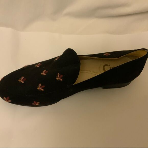 Circus by Sam Edelman Black Floral Print Harlem Loafers Women’s Size 7.5M - Picture 11 of 12